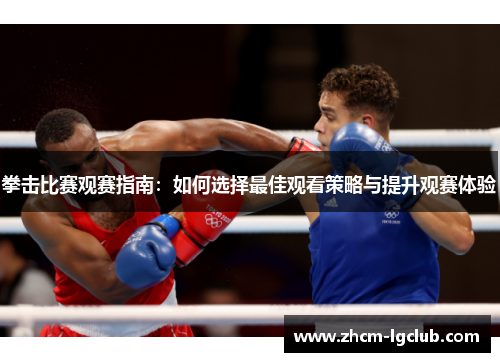 拳击比赛观赛指南：如何选择最佳观看策略与提升观赛体验